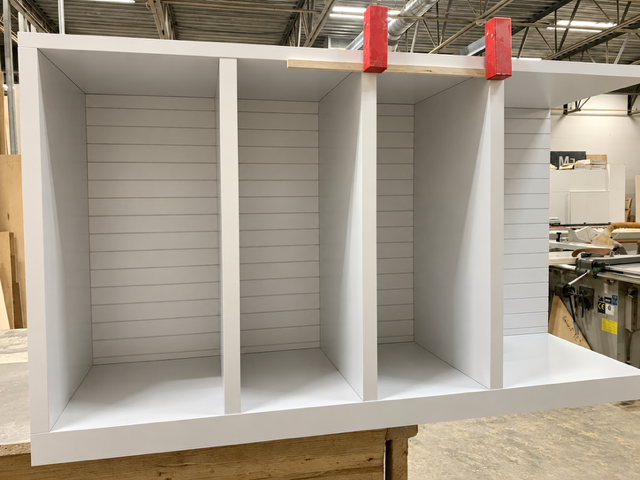 Atelier Module Ultra — caisson en fabrication
